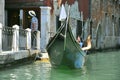 Gondolier in Venice , Italy Royalty Free Stock Photo