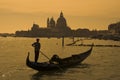 Gondolier in Venice, Italy Royalty Free Stock Photo