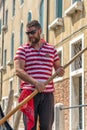 Gondolier, Venice, Italy