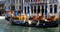 Gondola on the grand canal, Venice Italy Royalty Free Stock Photo