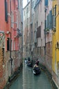 Canal with Gondolla boats in Venice