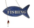 Gone Fishing Royalty Free Stock Photo