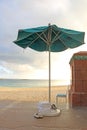 Gone Swimming at the Beach No Shoes Allowed Royalty Free Stock Photo