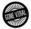 Gone Viral rubber stamp