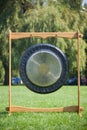 Gong for music performance Royalty Free Stock Photo