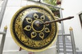 Gong with painting