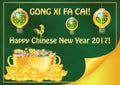 Gong Xi Fa Cai - Happy Chinese New Year 2017, Year of the Rooster greeting card