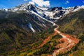 Gongga glacier Royalty Free Stock Photo