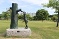 Gongjicheon sculpture park in Chuncheon, Korea