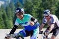Gonzalo Armendariz in the Coeur d' Alene Ironman cycling event