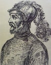 Gonzalo de  Sansoval portrait, spanish conquistador Royalty Free Stock Photo