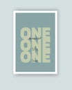 One love, vector, Minimalist pink poster design