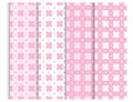 Pastel seamless pattern set, background. Vector illustration for elegant design. baby shower pattern.