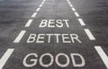 Good Better Best Concept Royalty Free Stock Photo