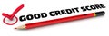 Good credit score. The check mark