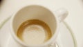 Good ristretto coffee in a great Italian restaurant - Video