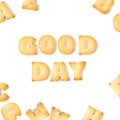 Good day cookie font alphabet