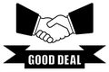 Good deal handshake icon