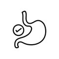 Good digestion icon Royalty Free Stock Photo