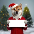 good dog good shiba inu text logo mockup december christmas mock up