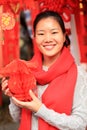 Good fortune in chinese new year Royalty Free Stock Photo