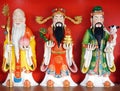 Good Fortune (Fu,Hok), Prosperity (Lu,Lok), and Longevity (Shou,Siu) statue.