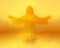 good friday background to remember the sacrifice of jesus christ Royalty Free Stock Photo