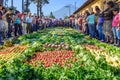 Good Friday carpet, Antigua, Guatemala Royalty Free Stock Photo