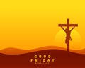 good friday crucifixion background for your spiritual divinity