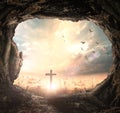 Good Friday and Easter Sunday concept Royalty Free Stock Photo