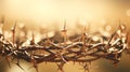 Good Friday, Passion of Jesus Christ. Crown of thorns. Christian holiday of Easter. Crucifixion, resurrection of Jesus Christ.