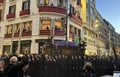 Good Friday Procession in Malaga, Spain Royalty Free Stock Photo