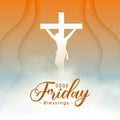 good friday religious background remember sacrifice of jesus christ Royalty Free Stock Photo