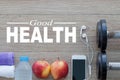 Good Health concept. Healthy lifestyle for background Royalty Free Stock Photo