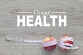 Good Health concept. Healthy lifestyle for background Royalty Free Stock Photo