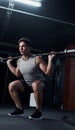 Good health keeps you grounded. a young man lifting a steel pole during his workout at a gym. Royalty Free Stock Photo