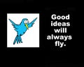 Good ideas always fly Royalty Free Stock Photo