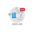 Good Job Appreciations Business Evaluation Icon