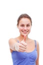 Good Job!! - Young Woman giving thumbs up