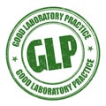 Good laboratory practice GLPgrunge rubber stamp