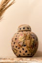 A good looking chinese traditional vase - indoor closeup