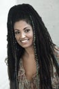 Smiling Rasta Woman Royalty Free Stock Photo