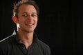 Good Looking Young Man in Studio Royalty Free Stock Photo