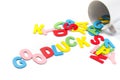 Good luck letters Royalty Free Stock Photo