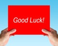 Good Luck Note Royalty Free Stock Photo