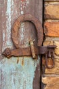 Good luck rusty horse shoe Royalty Free Stock Photo