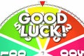 Good Luck Spin Wheel Win Game Jackpot