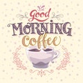 Good morning coffee Royalty Free Stock Photo