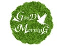 Good morning greetings wishes digital decoration