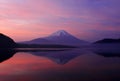 Good Morning Mt. Fuji Royalty Free Stock Photo